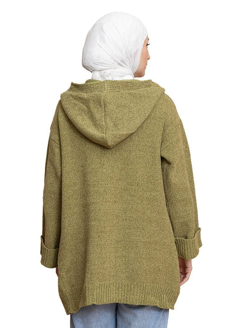 Mint Green Velvet Cardigan - Khotwh